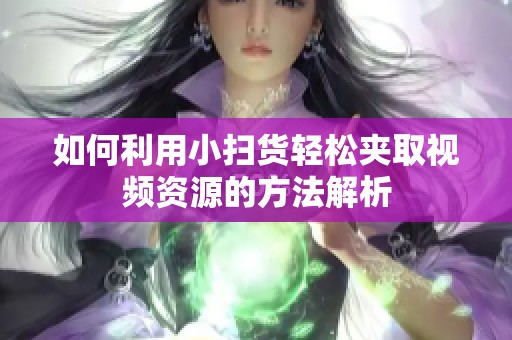 如何利用小扫货轻松夹取视频资源的方法解析