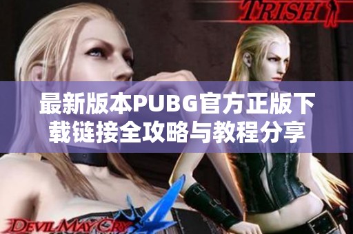 最新版本PUBG官方正版下载链接全攻略与教程分享