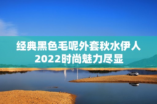 经典黑色毛呢外套秋水伊人2022时尚魅力尽显