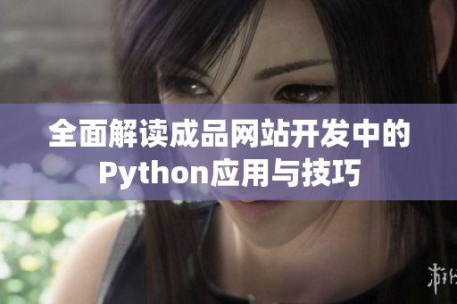 全面解读成品网站开发中的Python应用与技巧