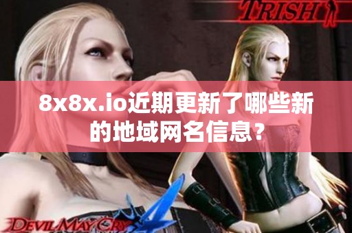 8x8x.io近期更新了哪些新的地域网名信息？