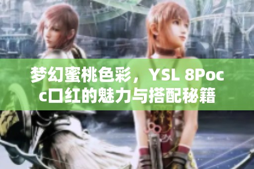 梦幻蜜桃色彩，YSL 8Pocc口红的魅力与搭配秘籍