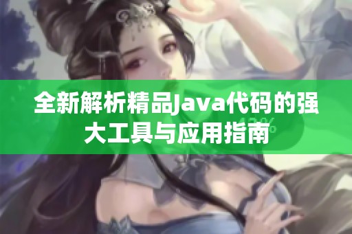 全新解析精品Java代码的强大工具与应用指南