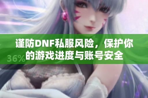 谨防DNF私服风险，保护你的游戏进度与账号安全