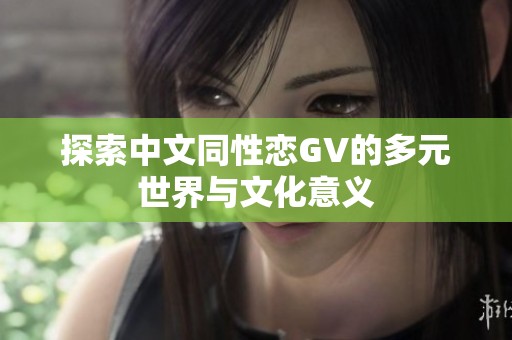 探索中文同性恋GV的多元世界与文化意义