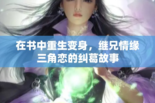 在书中重生变身，继兄情缘三角恋的纠葛故事