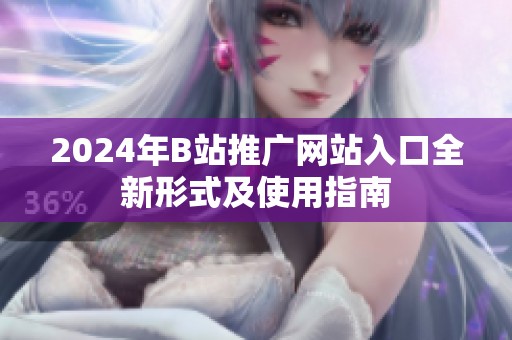 2024年B站推广网站入口全新形式及使用指南