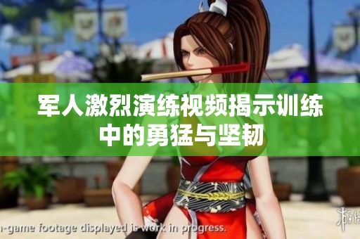 军人激烈演练视频揭示训练中的勇猛与坚韧