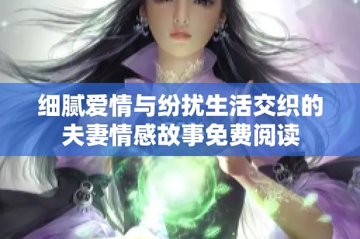 细腻爱情与纷扰生活交织的夫妻情感故事免费阅读