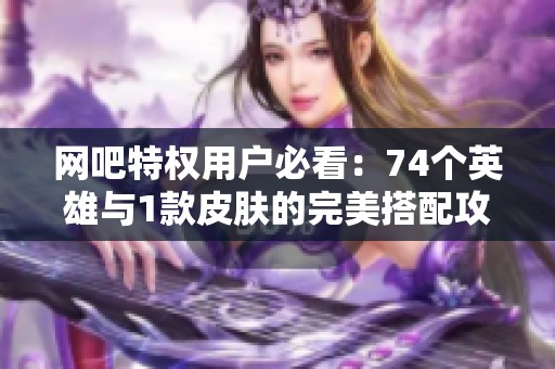 网吧特权用户必看：74个英雄与1款皮肤的完美搭配攻略解析