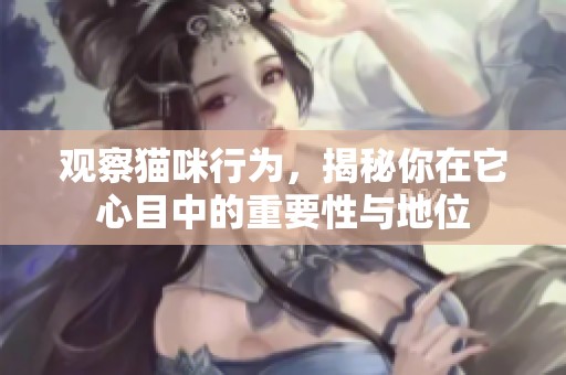 观察猫咪行为，揭秘你在它心目中的重要性与地位
