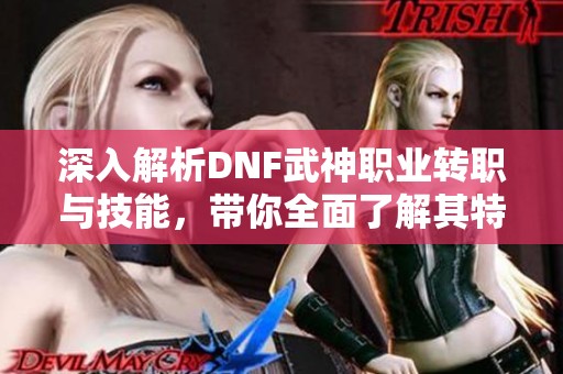 深入解析DNF武神职业转职与技能，带你全面了解其特点与玩法