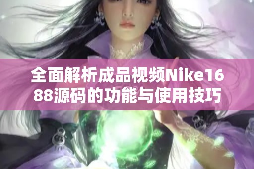 全面解析成品视频Nike1688源码的功能与使用技巧