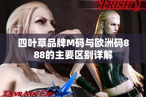 四叶草品牌M码与欧洲码888的主要区别详解