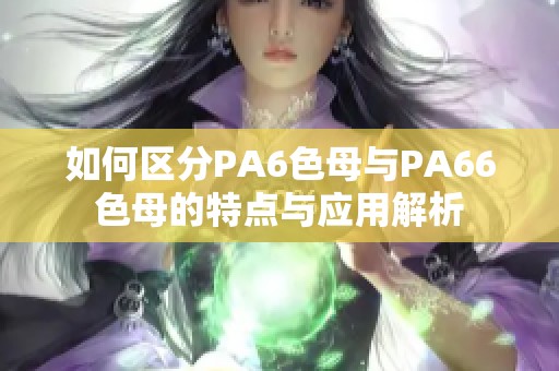 如何区分PA6色母与PA66色母的特点与应用解析