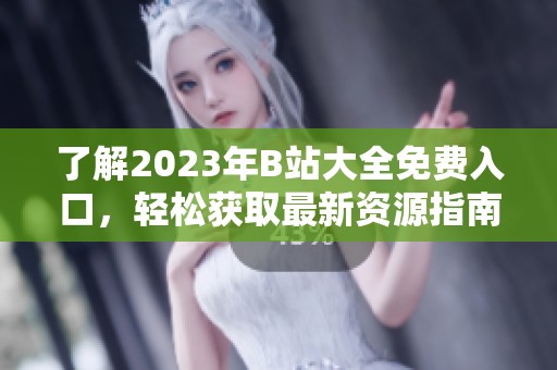 了解2023年B站大全免费入口，轻松获取最新资源指南