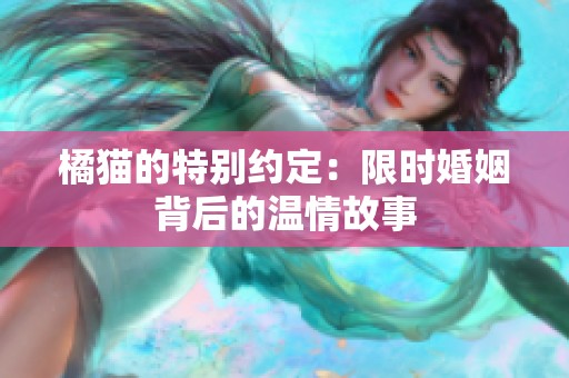 橘猫的特别约定：限时婚姻背后的温情故事